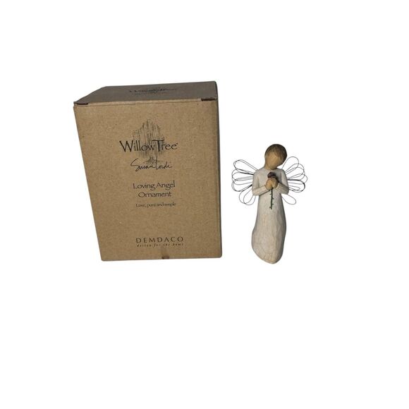 Willow Tree " LOVING ANGEL " Rose ORNAMENT 2002 " Fast Shipping - Picture 1 of 13